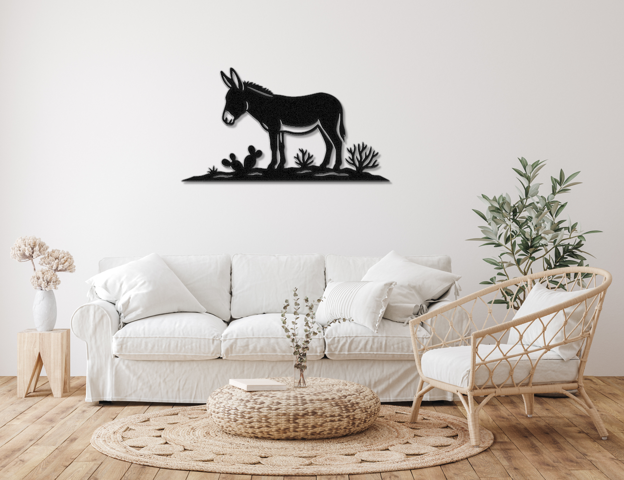Burro Metal Wall Art