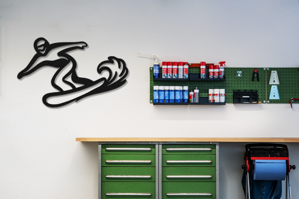 Snowboarding Metal Wall Art