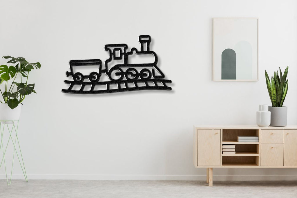 Train Metal Wall Art