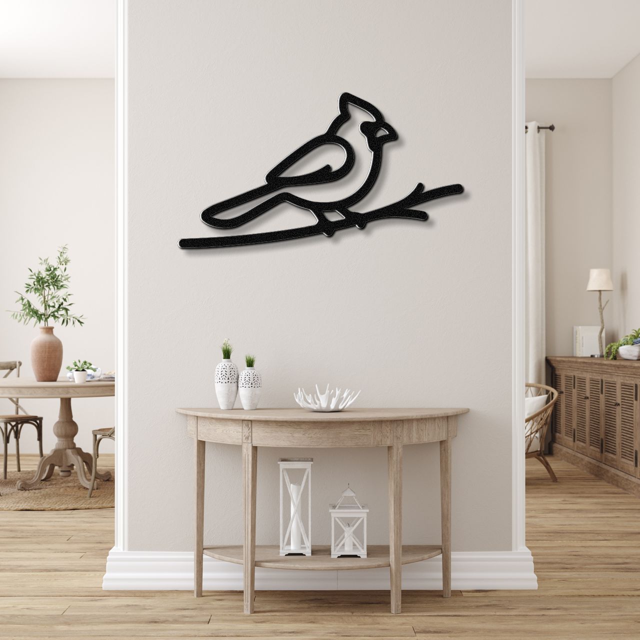 Cardinal Metal Wall Art