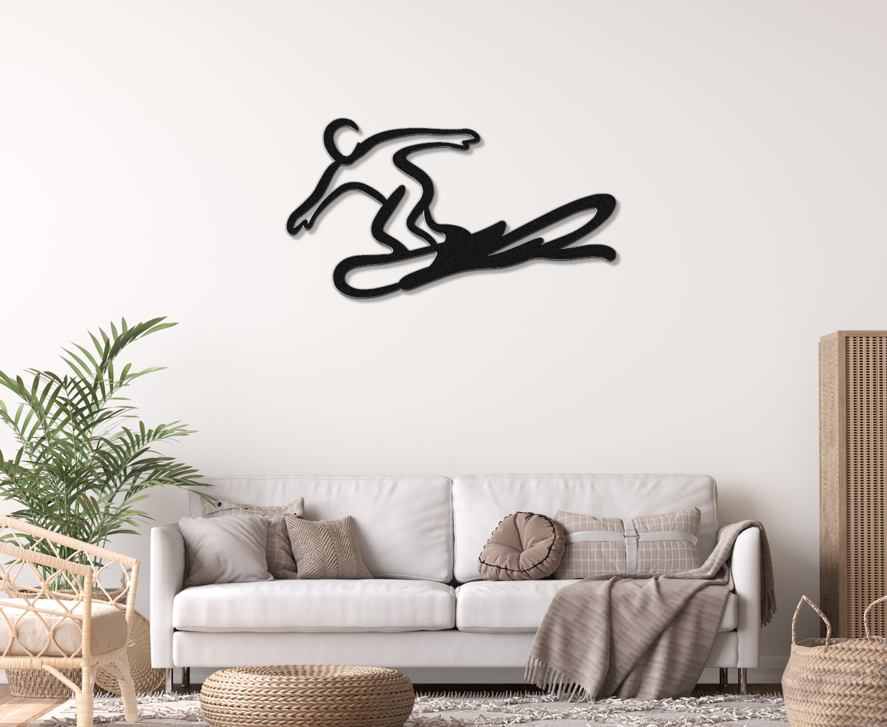 Snowboarding Metal Wall Art