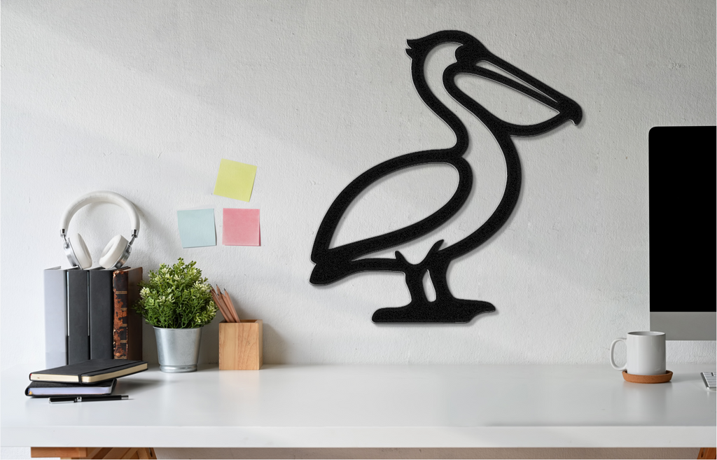 Pelican Metal Wall Art