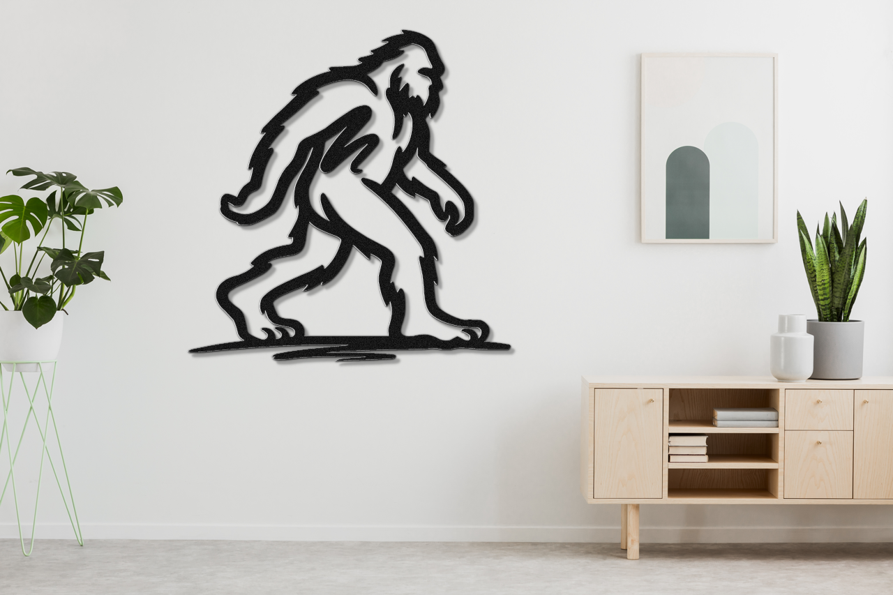 Bigfoot Metal Wall Art