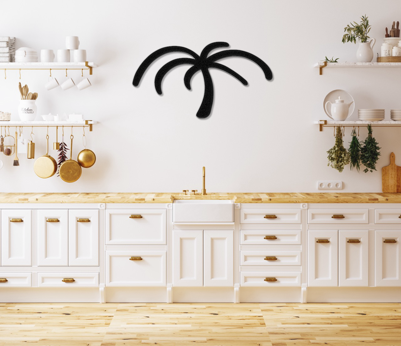 Palm Tree Metal Wall Art