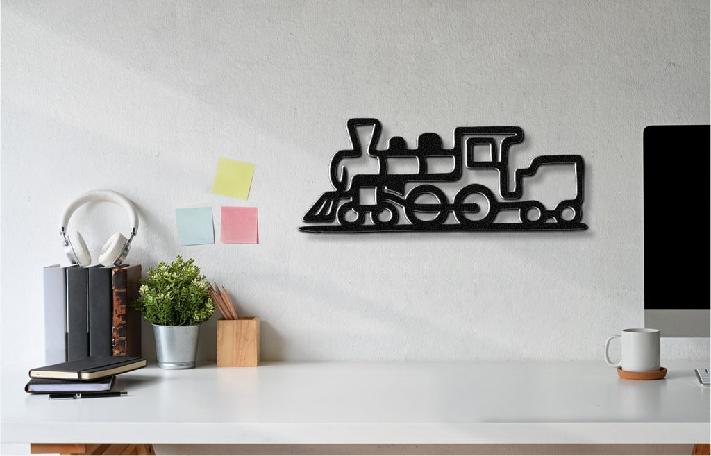 Train Metal Wall Art
