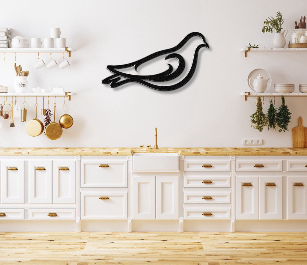 Pigeon Metal Wall Art