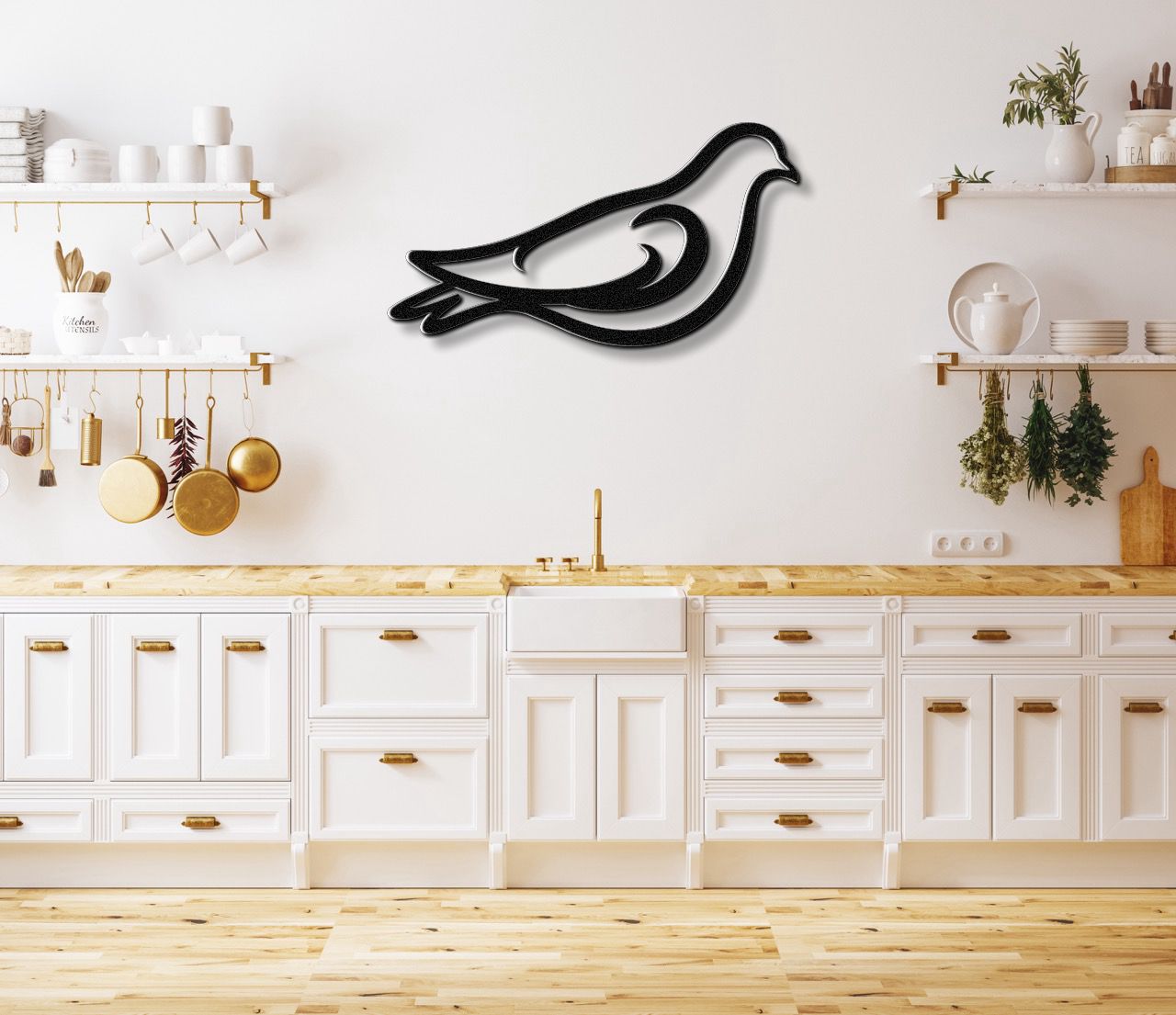 Pigeon Metal Wall Art