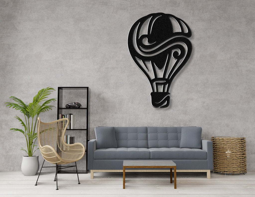 Hot Air Balloon Metal Wall Art
