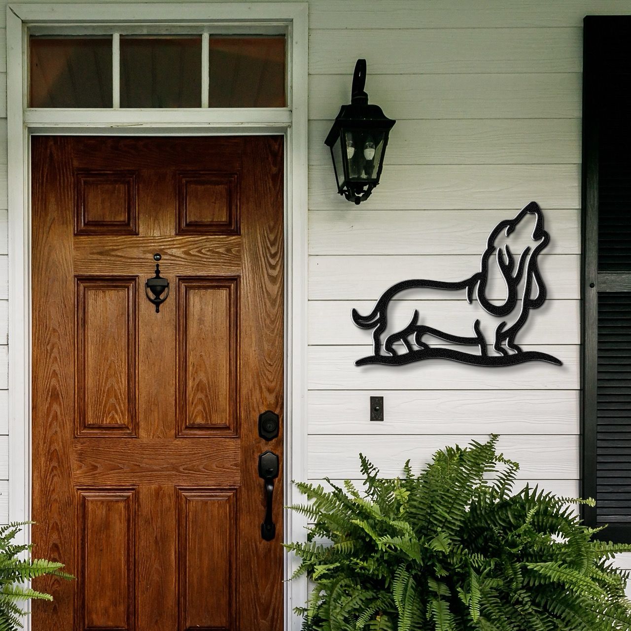 Basset Hound Metal Wall Art