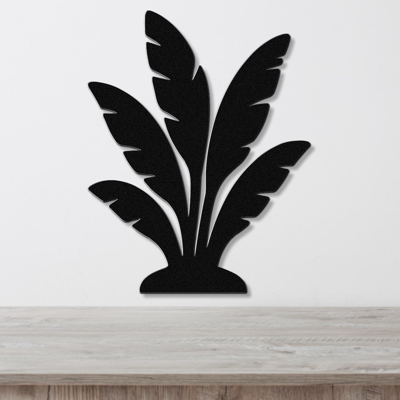 Tropical Leaves Metal Wall Art