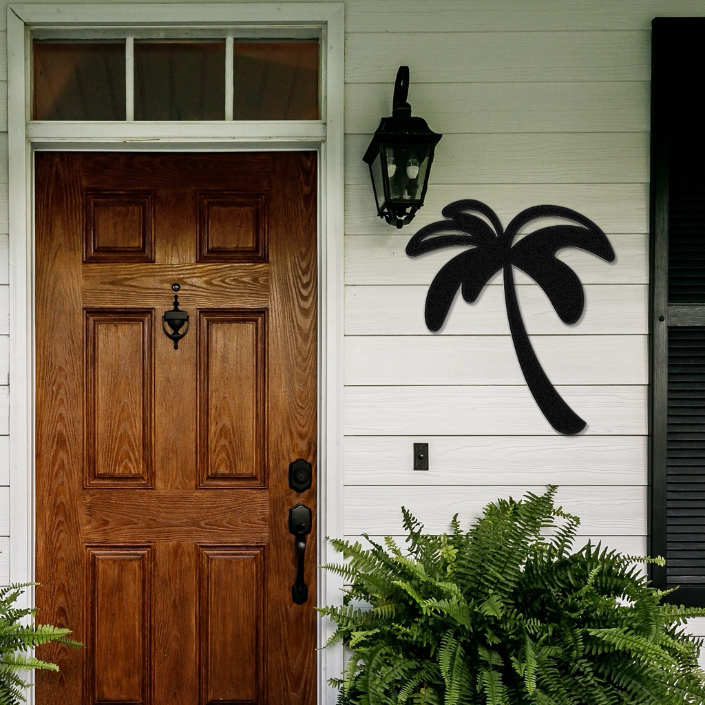 Palm Tree Metal Wall Art