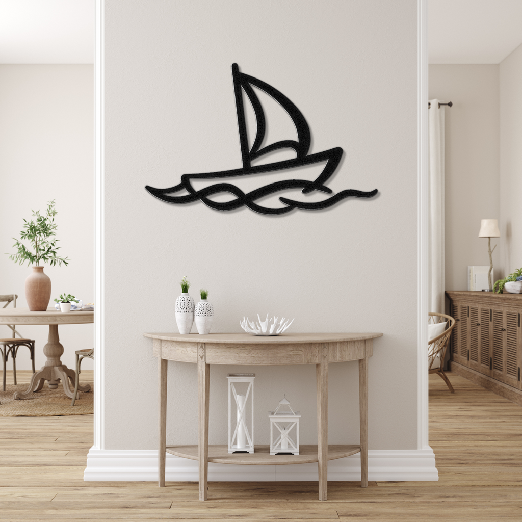 Sailboat Metal Wall Art
