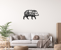 Javelina Desert Metal Wall Art