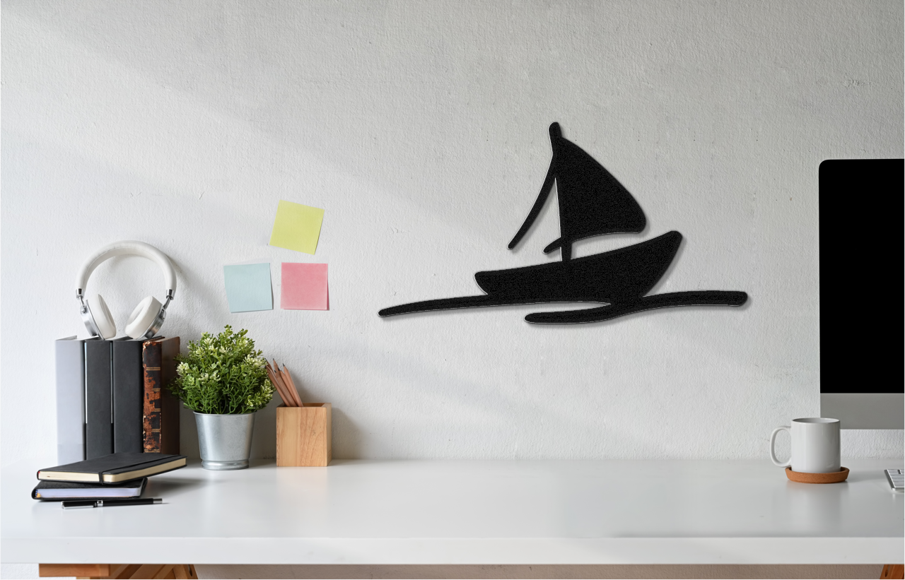 Sailboat Metal Wall Art