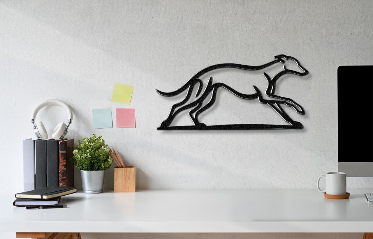 Greyhound Metal Wall Art