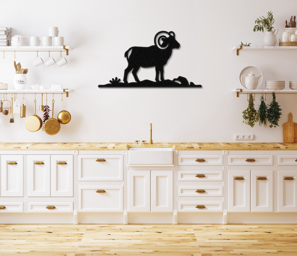 Bighorn Sheep Metal Wall Art
