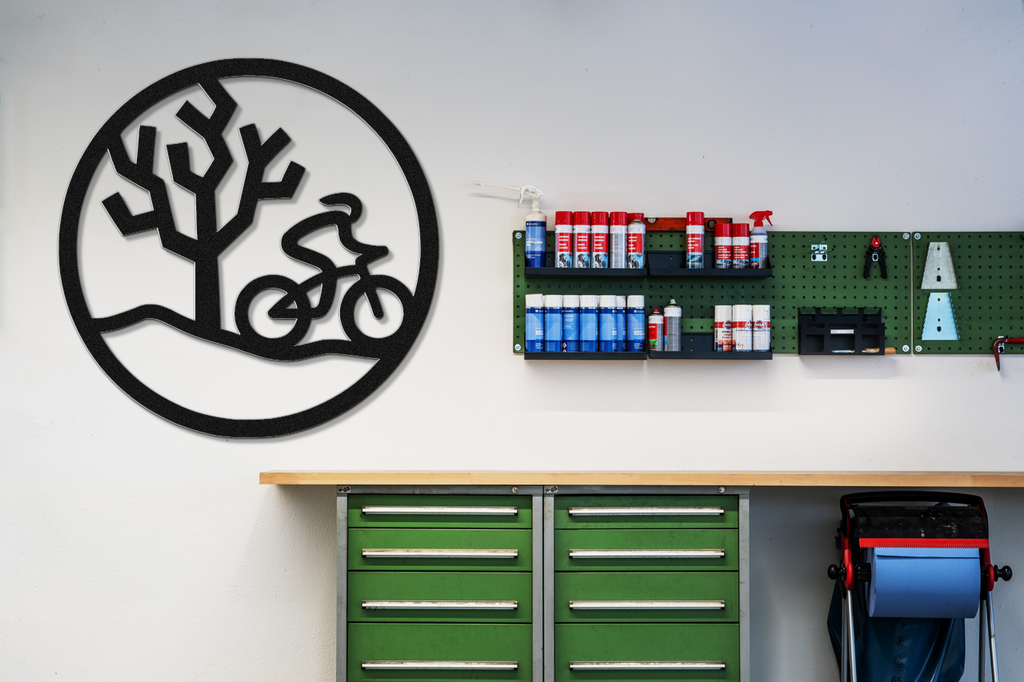 Joshua Tree Cycling Metal Wall Art