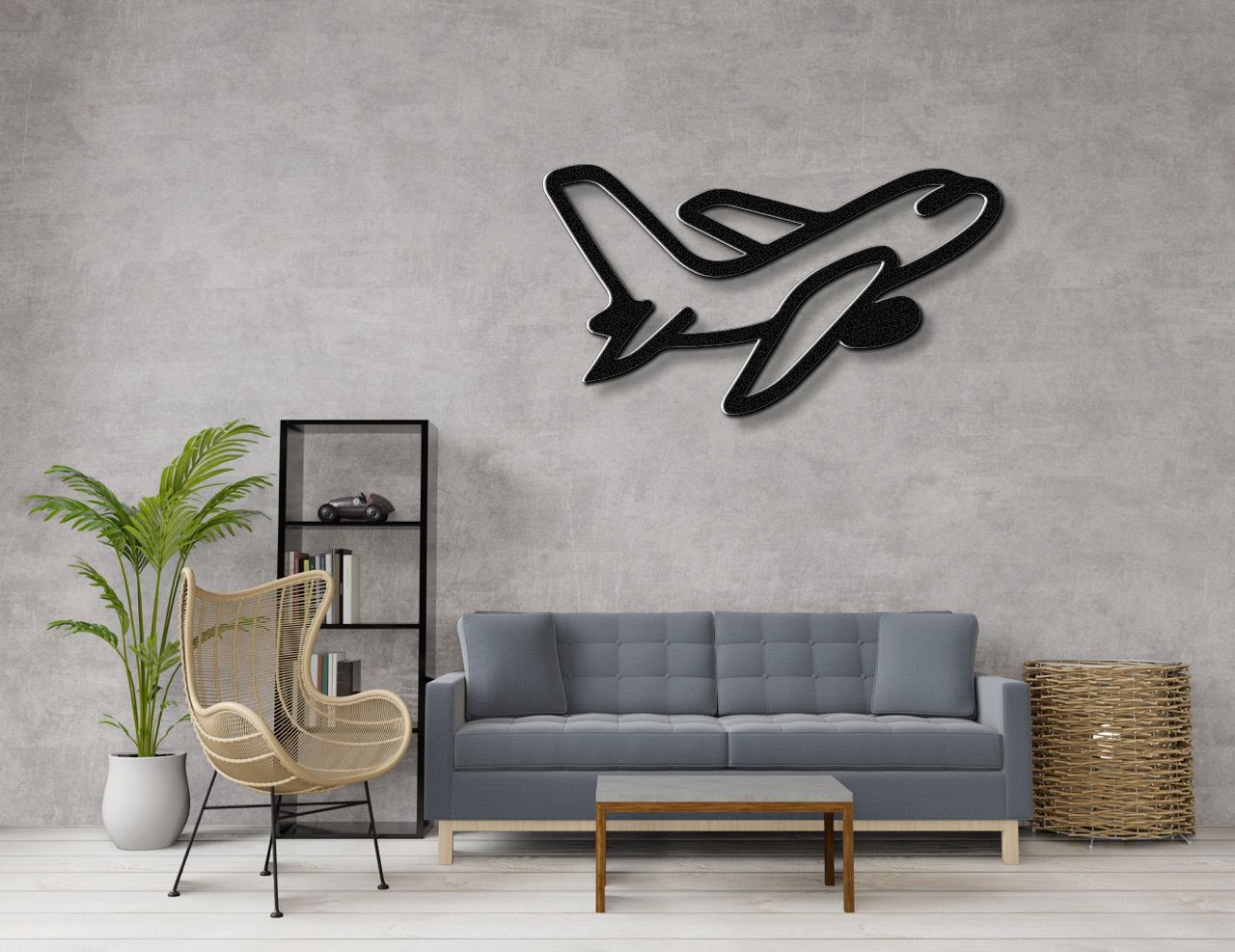 Airplane Metal Wall Art