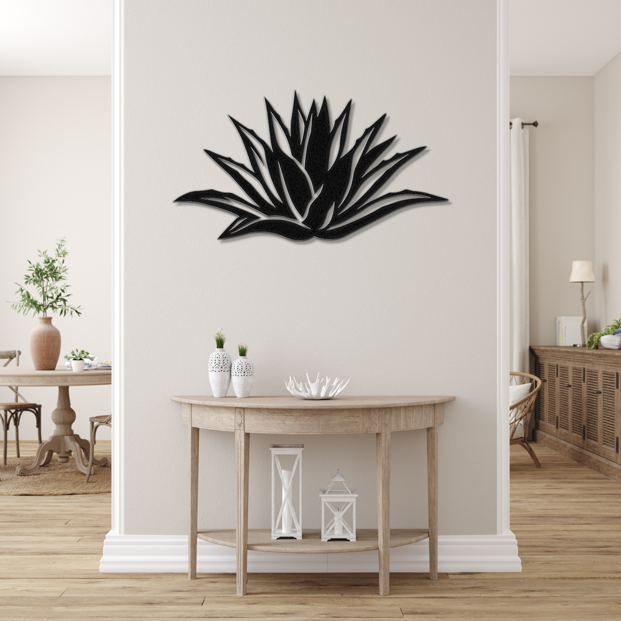 Agave Metal Wall Art