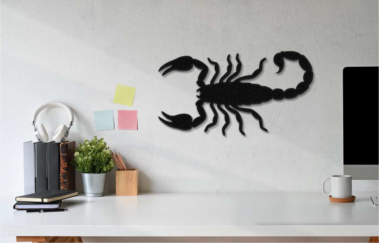 Scorpion Metal Wall Art