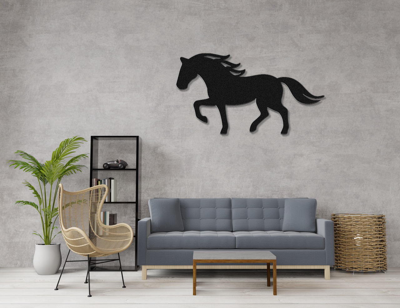 Horse Metal Wall Art
