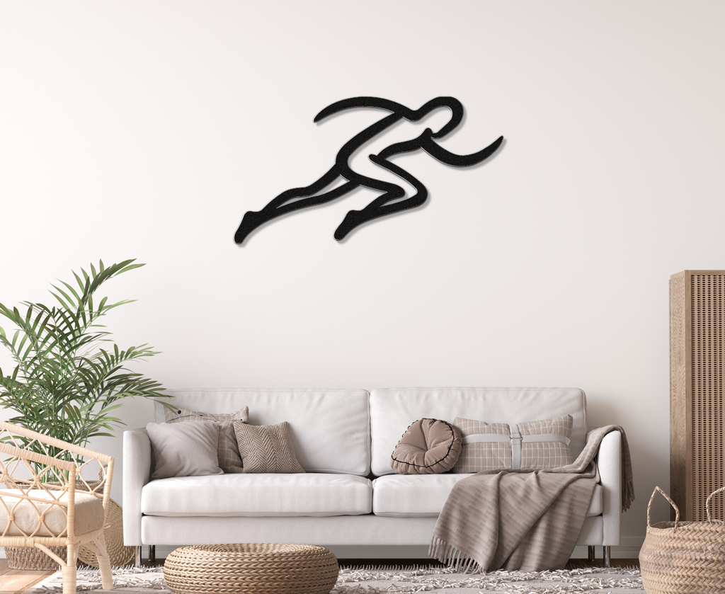 Runner Metal Wall Art