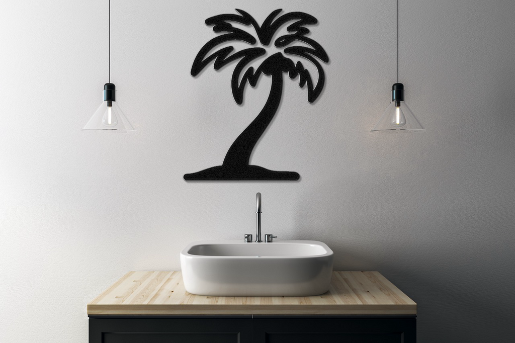 Palm Tree Metal Wall Art