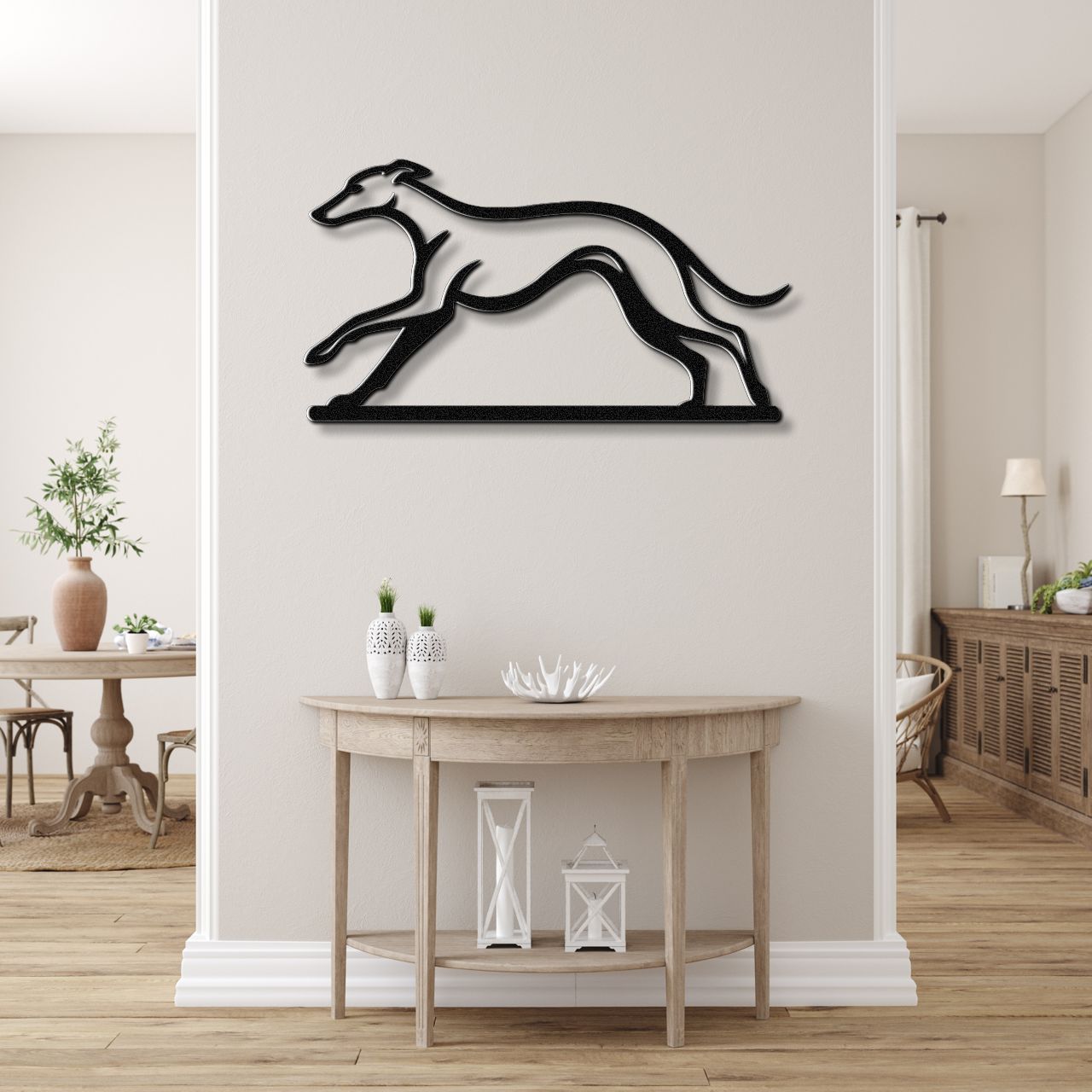 Greyhound Metal Wall Art
