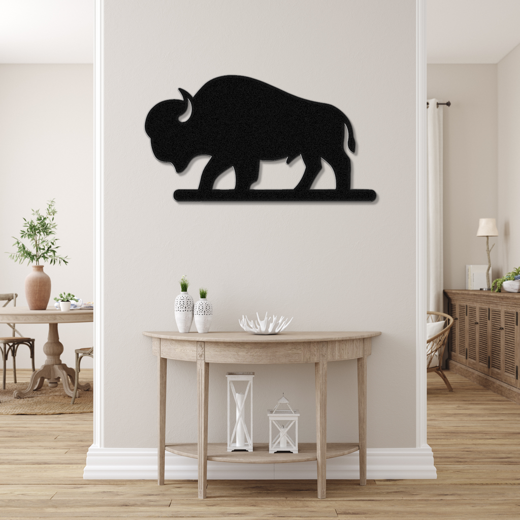 Buffalo Metal Wall Art
