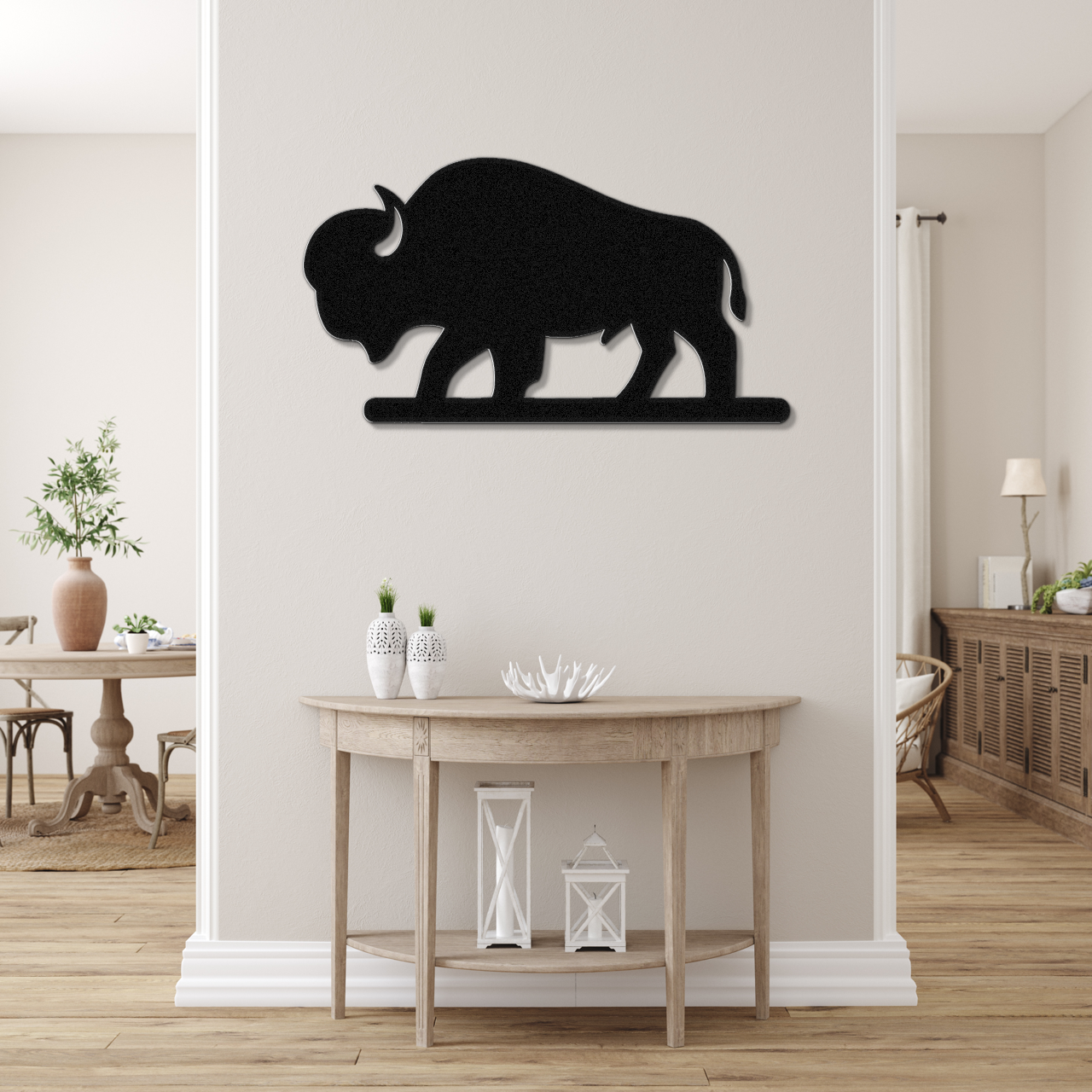 Buffalo Metal Wall Art