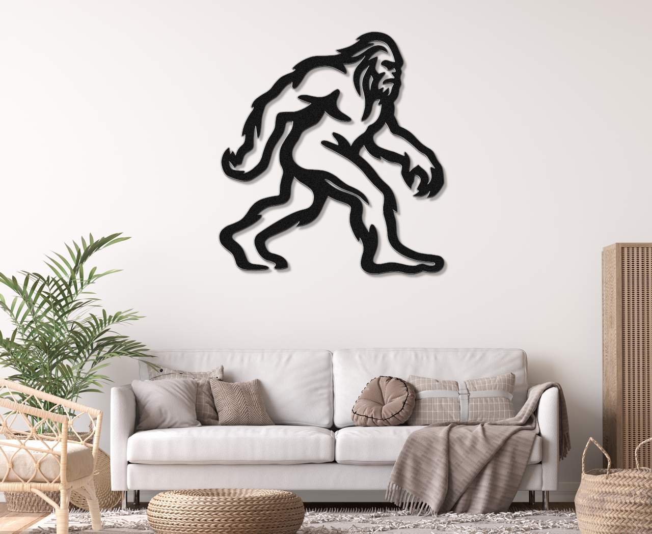 Bigfoot Metal Wall Art