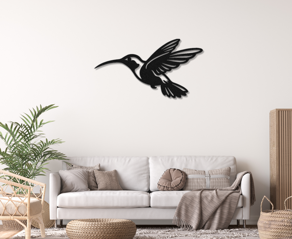 Hummingbird Metal Wall Art