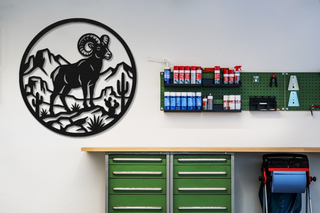 Arizona Bighorn Sheep Metal Wall Art