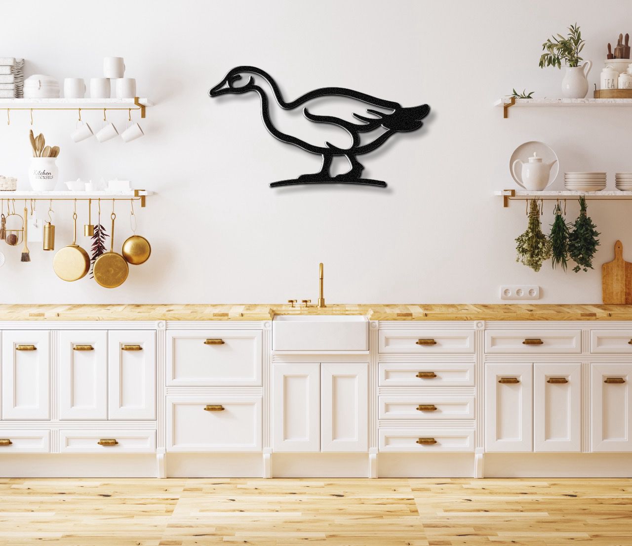 Goose Metal Wall Art