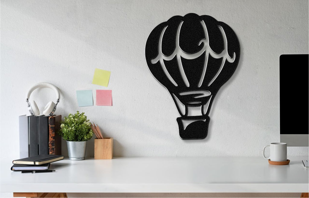 Hot Air Balloon Metal Wall Art
