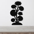 Lotus Water Lily Metal Wall Art