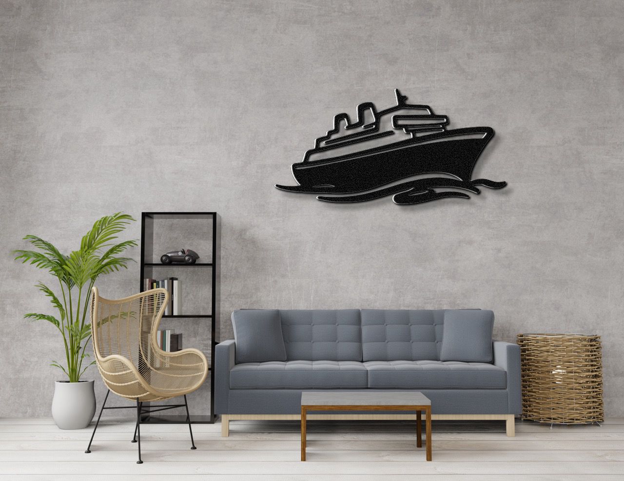 Cruise Ship Metal Wall Art