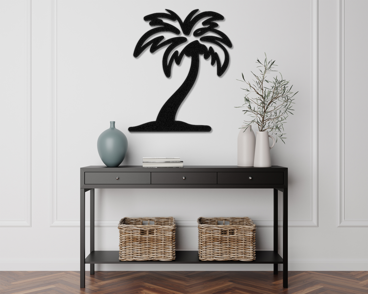 Palm Tree Metal Wall Art