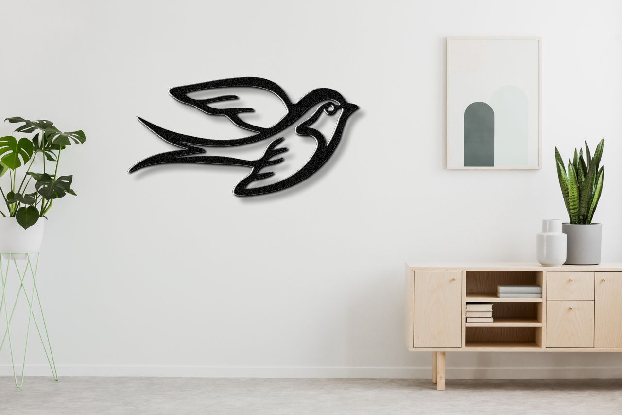 Swallow Bird Metal Wall Art