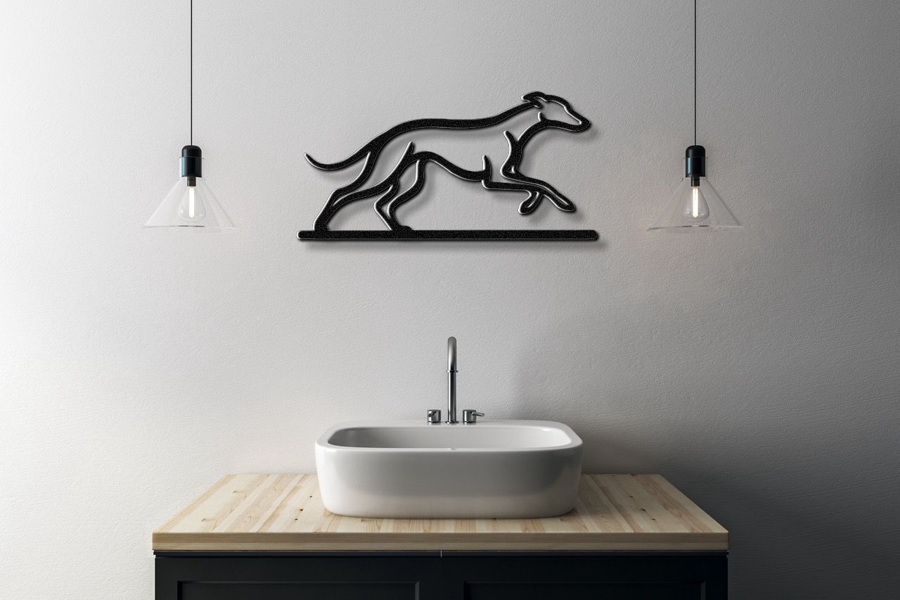 Greyhound Metal Wall Art