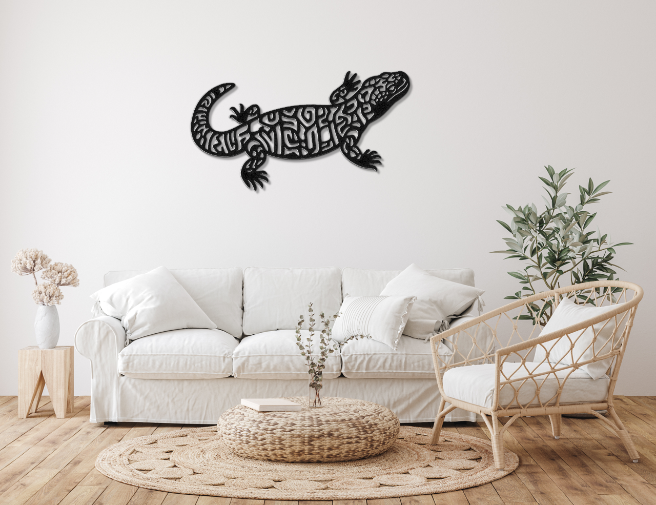 Gila Monster Metal Wall Art