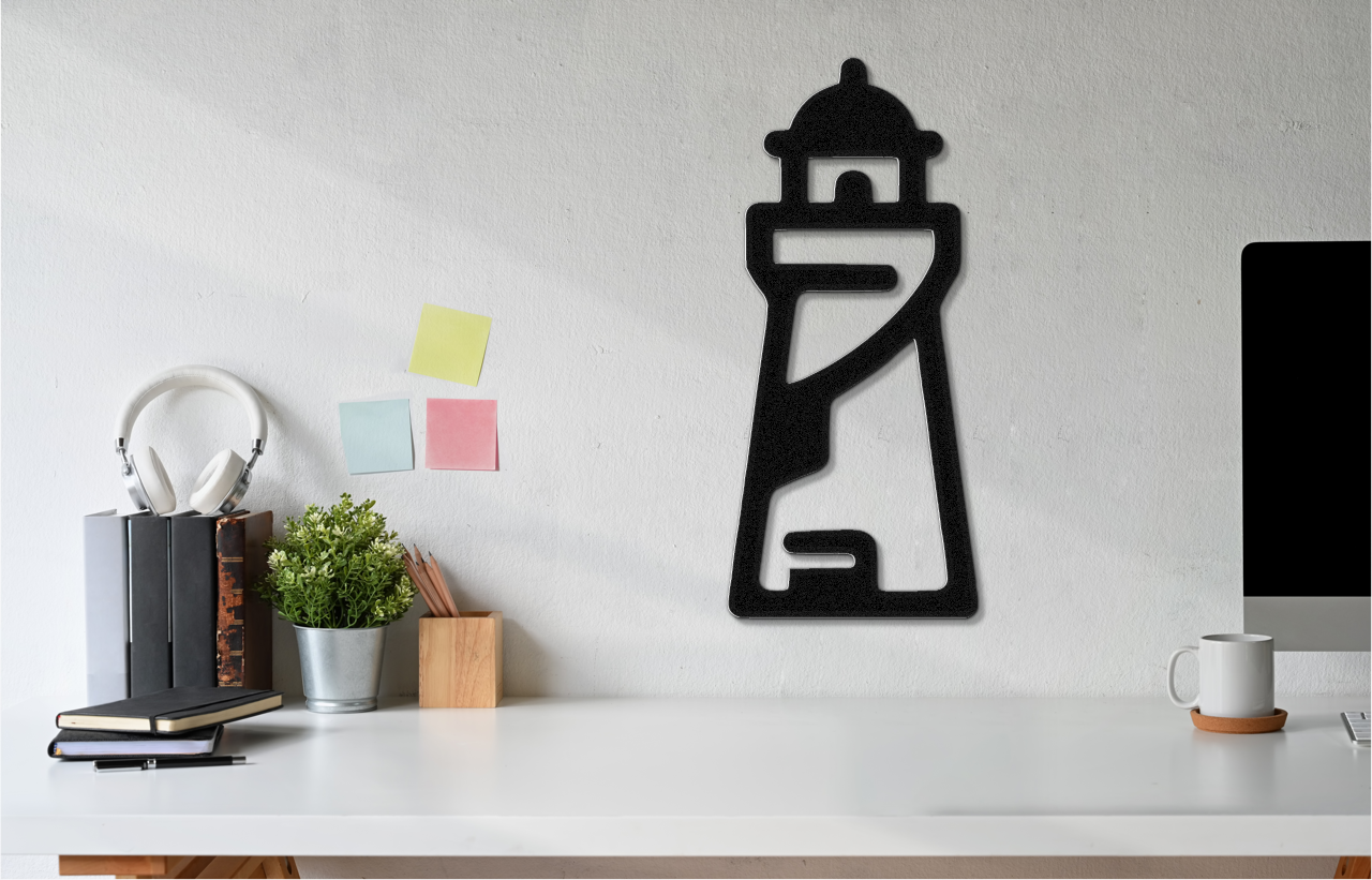 Lighthouse Metal Wall Art