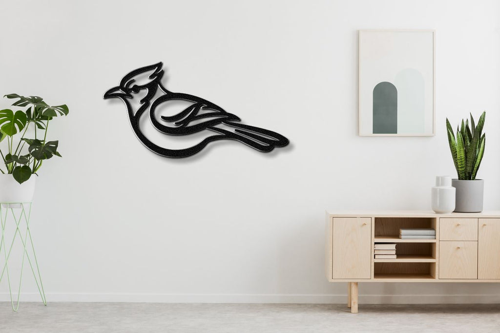 Blue Jay Metal Wall Art