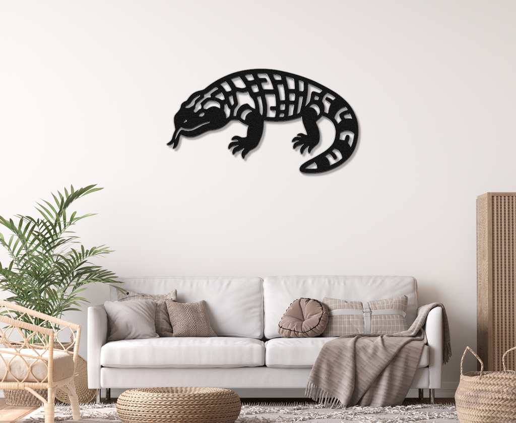 Gila Monster Metal Wall Art