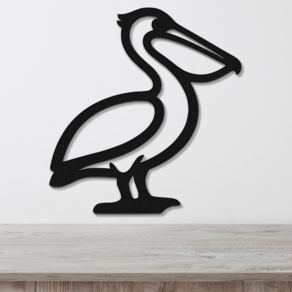 Pelican Metal Wall Art