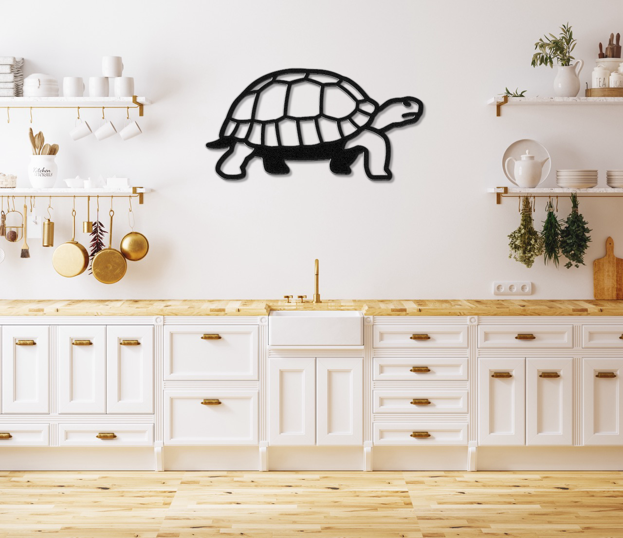 Tortoise Metal Wall Art
