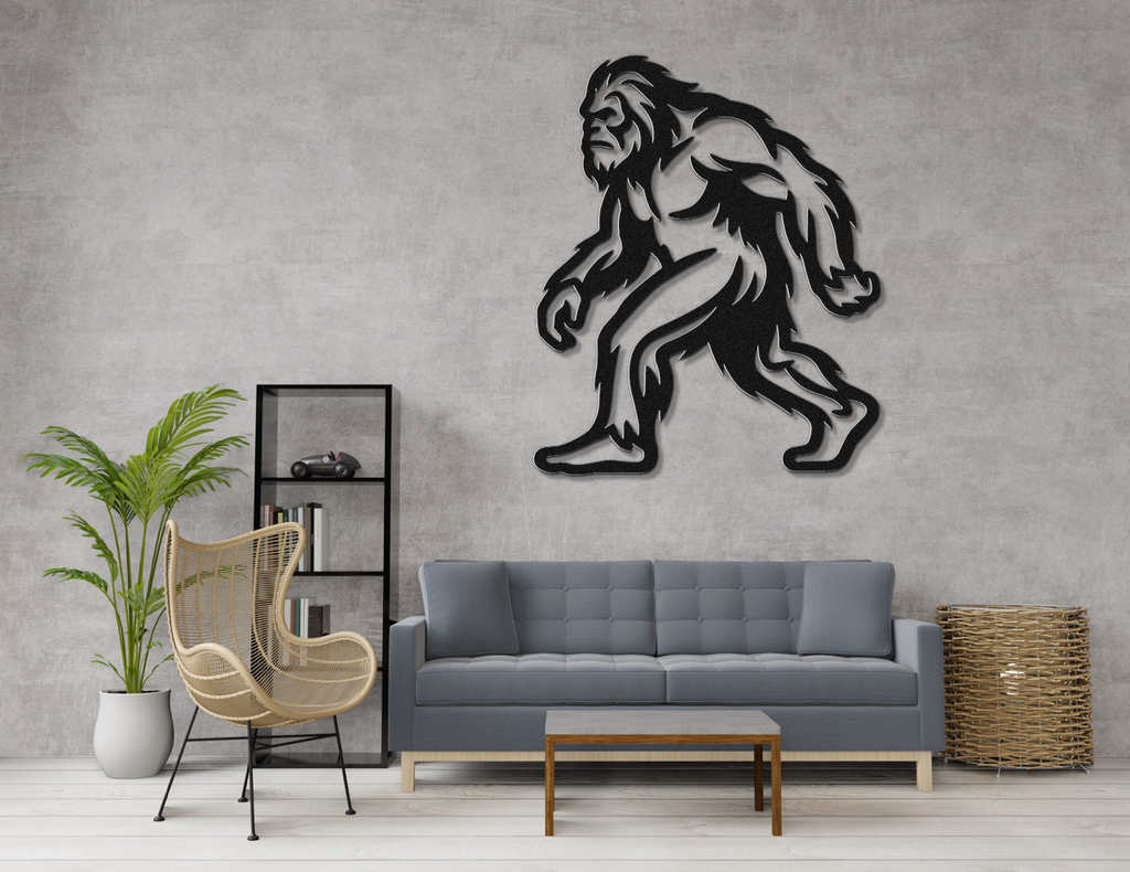 Bigfoot Metal Wall Art