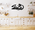 Surfer Metal Wall Art