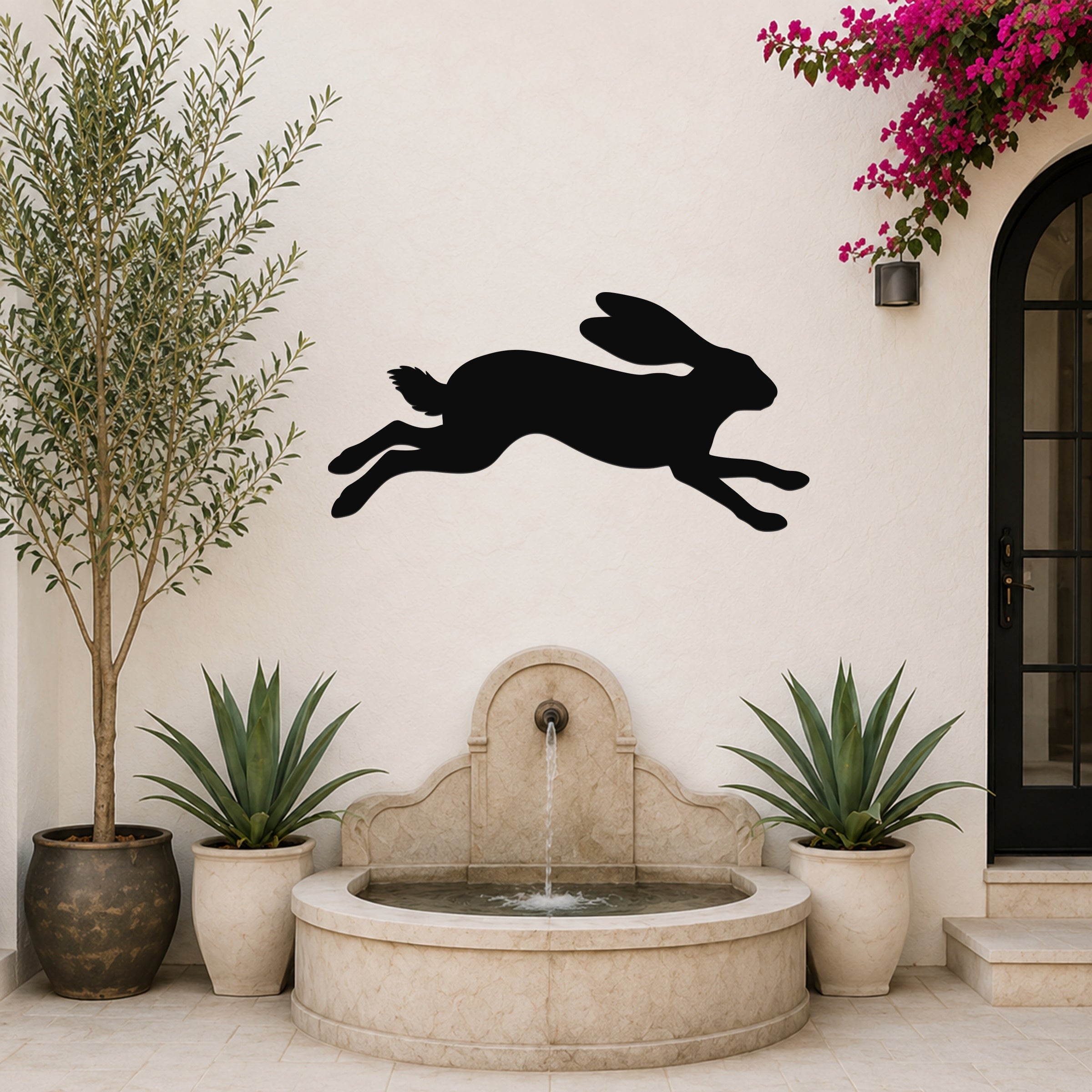 Jackrabbit Metal Wall Art