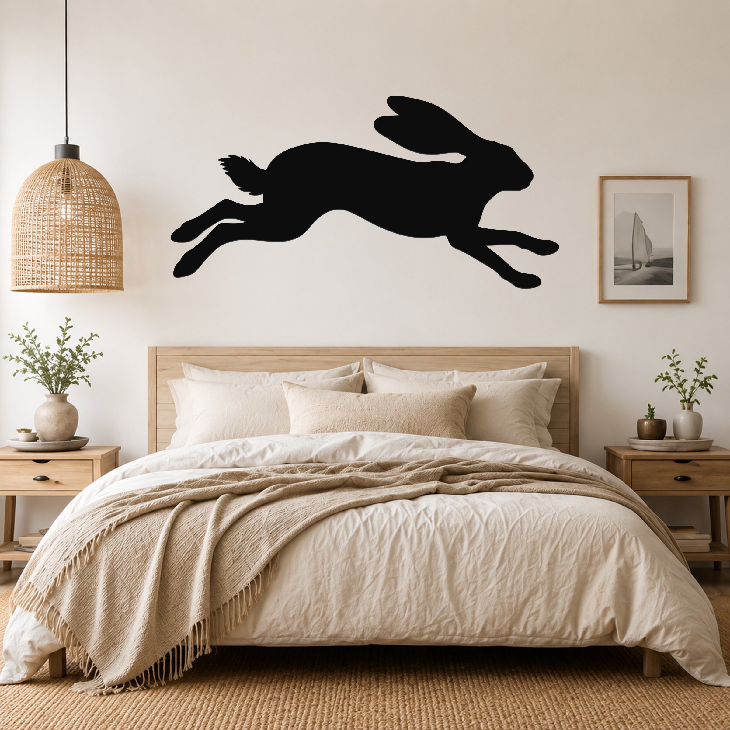 Jackrabbit Metal Wall Art